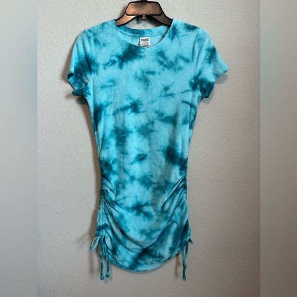 NWT Victoria’s Secret PINK Beach Terry Ruched Side Dress Size Small - Picture 1 of 5
